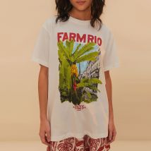 Farm Rio From Brasil To The World Cotton-Jersey T-Shirt - S