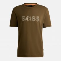 BOSS Orange Te_logotexture Cotton-Jersey T-Shirt - L