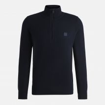 BOSS Orange Kanobix Cotton-Blend Quarter-Zip Jumper - S