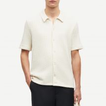 Samsøe Samsøe Sakvistbro Cotton-Blend Waffle Shirt - L