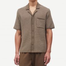 Samsøe Samsøe Sarhys Cotton and Wool-Blend Knit Shirt - S