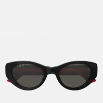 Gucci Web Recycled Acetate Cat-Eye Sunglasses