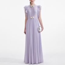 Self-Portrait Chiffon Maxi Dress - UK 8