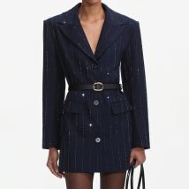 Self-Portrait Crepe Jacket - UK 10