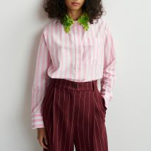 Essentiel Antwerp Hashbrown Sequin Collar Cotton-Poplin Shirt - EU 36/UK 8
