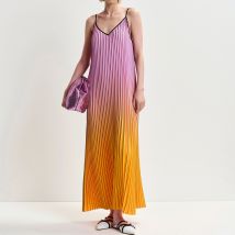 Essentiel Antwerp Haurus Plissé Maxi Dress - EU 40/UK 12