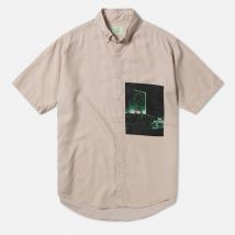 ARIES Motel Graphic Work Tencel-Blend Short-Sleeve Shirt - XL