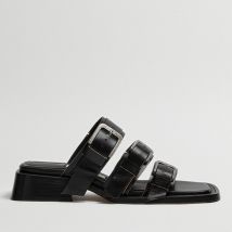 Miista Women's Lordette Leather Block Heeled Sandals - UK 8