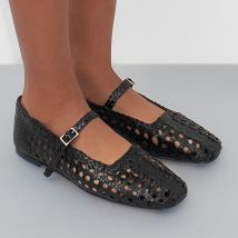 Miista Women's Yeida Patent Leather Ballet Flats - UK 7