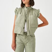 Seventy + Mochi Pablo Striped Denim Waistcoat - S