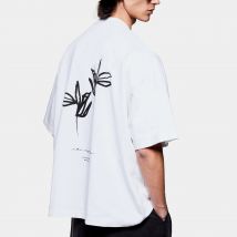 MKI Ink Flower Cotton-Jersey T-Shirt - XL