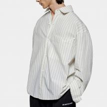 MKI MIYUKI ZOKU Box Cottton-Seersucker Dress Shirt - M