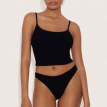 Hunza G Strap Stretch-Seersucker Bikini