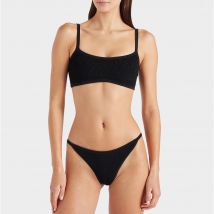 Hunza G Tyler Stretch-Seersucker Bikini