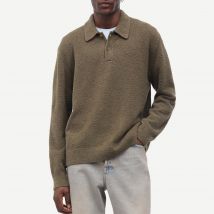 Samsøe Samsøe Sanino Knitted Polo Shirt - L