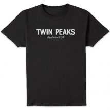 Twin Peaks Welcome Unisex T-Shirt - Black - 3XL