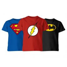 DC Comics Kids' 3-Pack T-Shirts - 3-4 Jahre