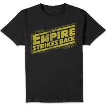 Star Wars Empire Strikes Back Logo Unisex T-Shirt - Black - 5XL