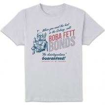 Star Wars Boba Fett Bonds Unisex T-Shirt - White - XL