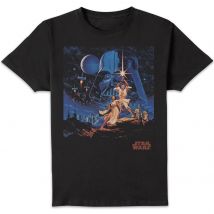 Star Wars New Hope Vintage Unisex T-Shirt - Black - XS