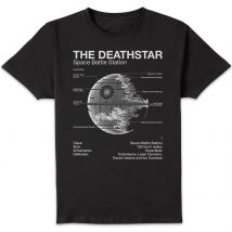 Star Wars Death Star Specs Unisex T-Shirt - Black - 3XL
