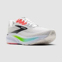 Brooks Men's Ghost 17 - 112 White/Pink Clay/Gecko - 7