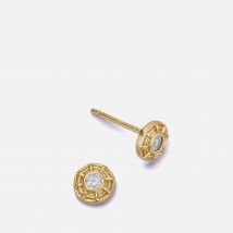 Daisy London Apollo Sparkle Stud 18k Gold-Plated Earrings