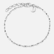 Daisy London Helix Twisted Sterling Silver Bracelet