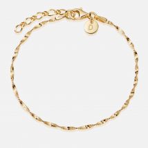 Daisy London Helix Twisted 18k Gold-Plated Bracelet