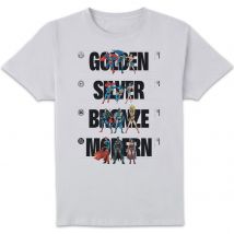 DC Comics Justice League DC Through The Ages Unisex T-Shirt - White - S