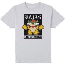 Nintendo Super Mario Bowser King Of Koopas Unisex T-Shirt - White - XL
