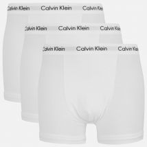 Calvin Klein Men's Cotton Stretch 3-Pack Trunks - White - XL