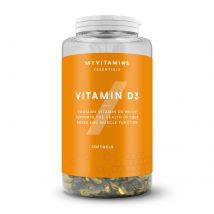 Vitamin D3 Softgels - 360Softgels - Non-Vegan