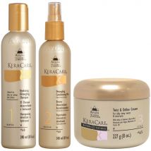 KeraCare Detangling Shampoo und Conditioner Duo mit Natural Textures Twist und Define Cream
