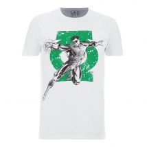 DC Comics Men's Green Lantern Punch T-Shirt - Weiß - S