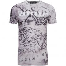 Warcraft Men's Map T-Shirt - White - L