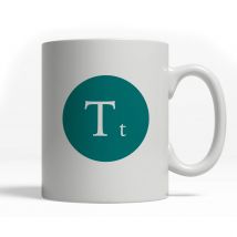Alphabet Letter Mug - T-Teal