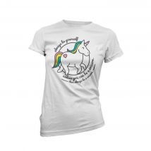 Always Be Yourself Unless You Can Be A Unicorn Women's White T-Shirt - M