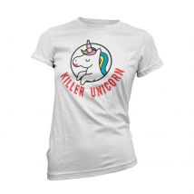 Killer Unicorn Women's White T-Shirt - M - White