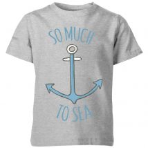 My Little Rascal Kids So Much to Sea Grey T-Shirt - 3-4 Years - Grey