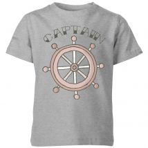 My Little Rascal Kids Captain Grey T-Shirt - 5-6 Years - Grey