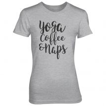 Yoga Coffee And Naps Women's Grey T-Shirt - XL - Grey