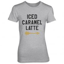 Iced Caramel Latte Women's Grey T-Shirt - XL - Grey