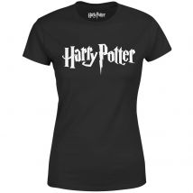 T-Shirt Femme Logo Harry Potter - Noir - S