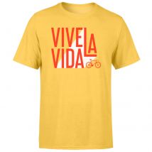 Vive La Vida Men's Yellow T-Shirt - S - Yellow