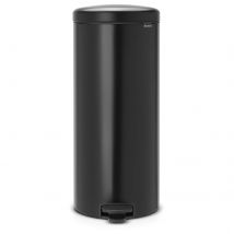 Brabantia New Icon 30 Litre Pedal Bin - Matt Black