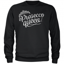 Prosecco Queen Black Sweatshirt - L - Black