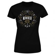 Hoppy New Beer Women's T-Shirt - Black - 3XL
