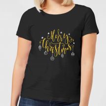 Merry Christmas Women's T-Shirt - Black - 3XL