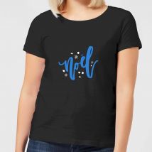 Noel Snowflakes Women's T-Shirt - Black - 3XL